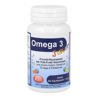 Omega 3 Berco Junior, жевательные капсулы, 60 шт