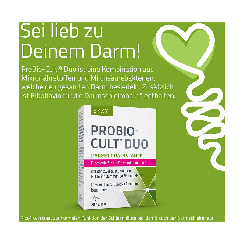 Probio-Cult Duo, пробиотики, капсулы, 30 шт