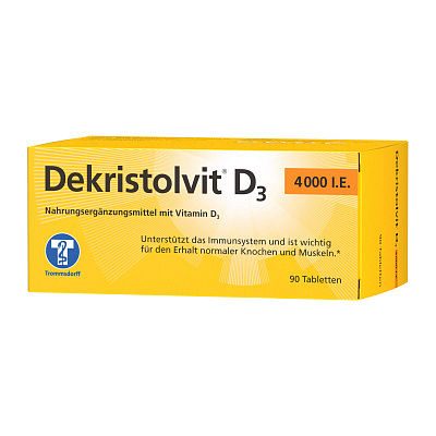 Dekristolvit D3 4000 МЕ, таблетки, 90 шт