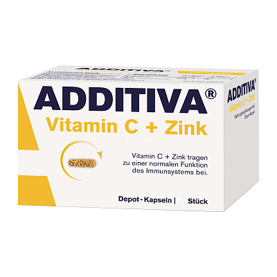 Мультивитамины Additiva Vitamin C + Zink