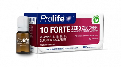 Prolife 10 Forte, пробиотики, флаконы, 10 шт