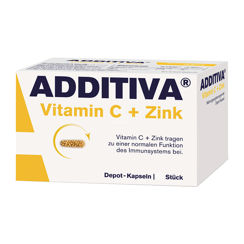 Мультивитамины Additiva Vitamin C + Zink