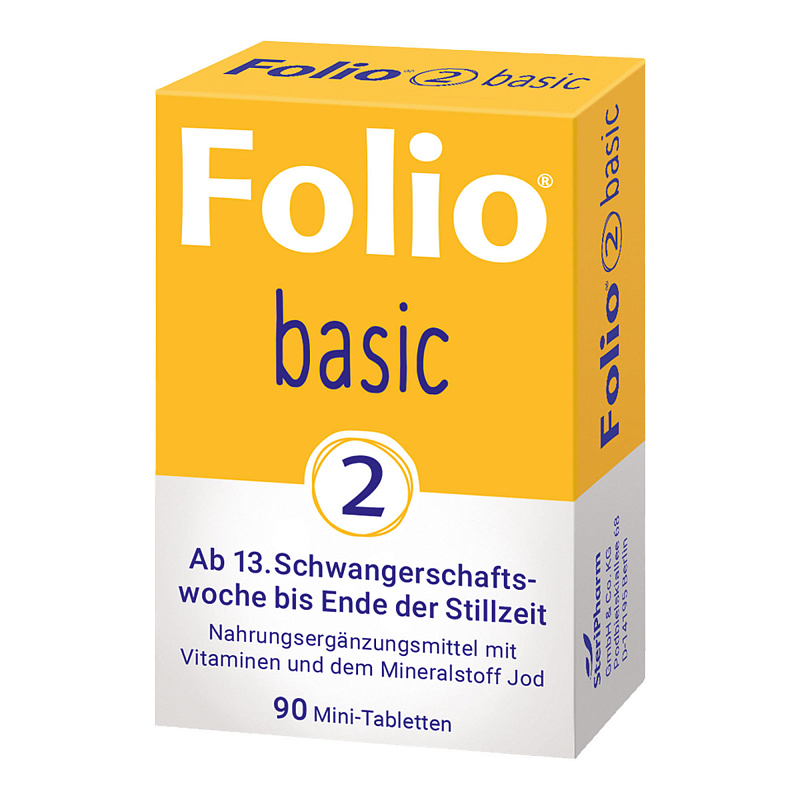 Folio 2 basic, таблетки, 90 шт