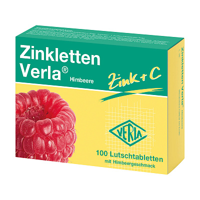 Verla, цинк и витамин C, таблетки для рассасывания, 100 шт