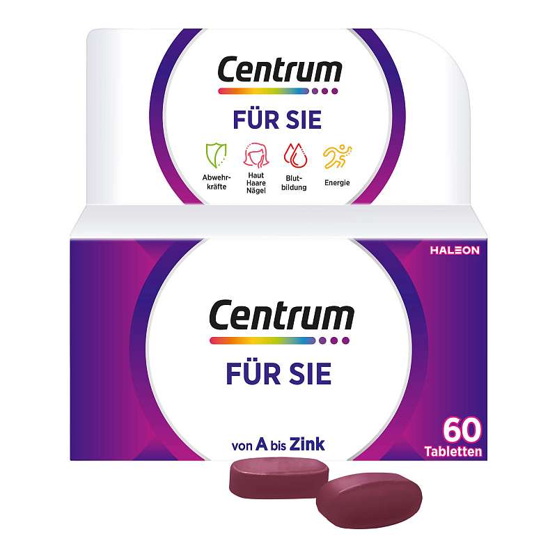 Centrum Für Sie, витаминный комплекс, для женщин, таблетки, 60 шт