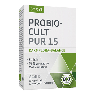 Probio-Cult Pur, пробиотики, капсулы, 60 шт