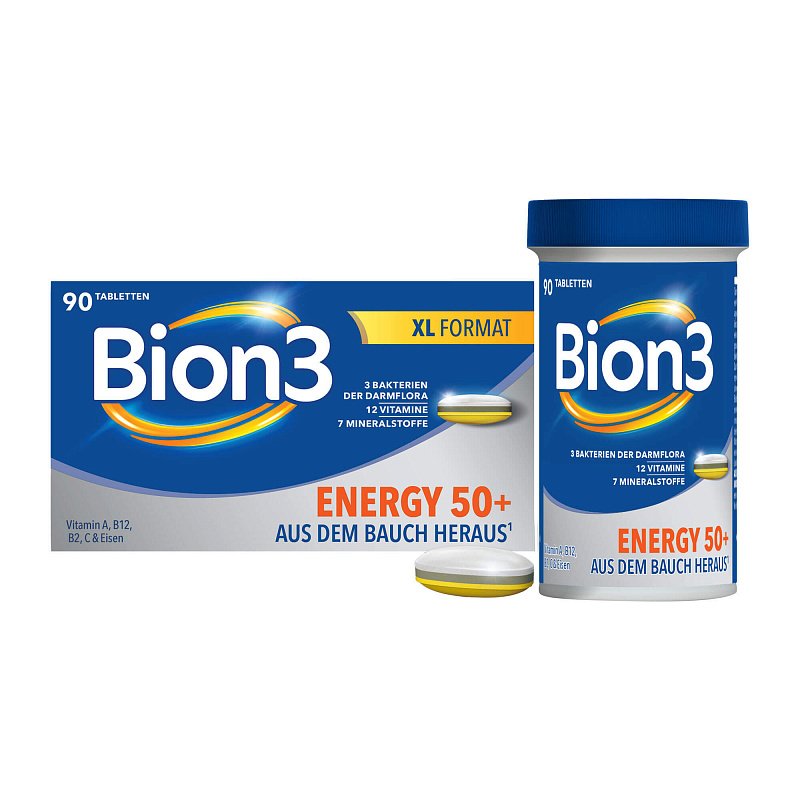 Bion3 50+ Energy, таблетки, 90 шт