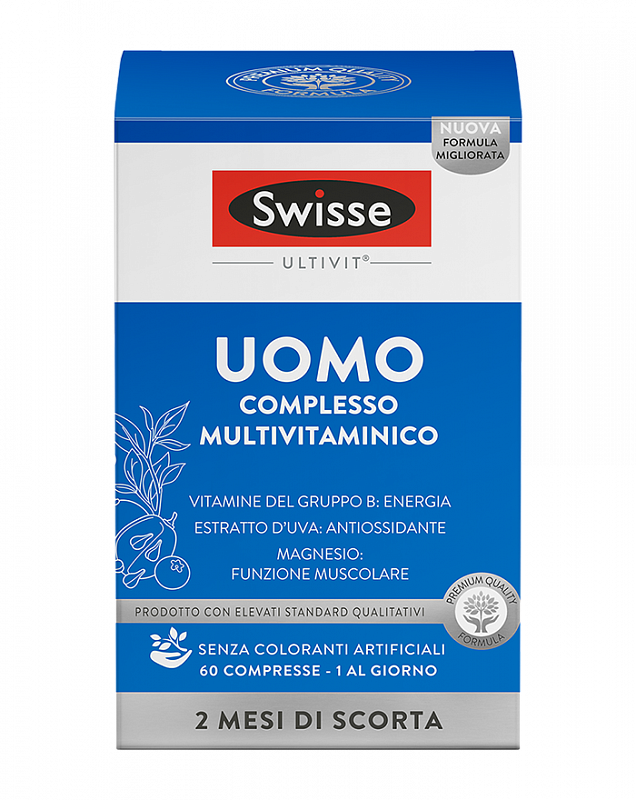 Swisse, Uomo Complesso, мультивитамины для мужчин, таблетки, 60 шт
