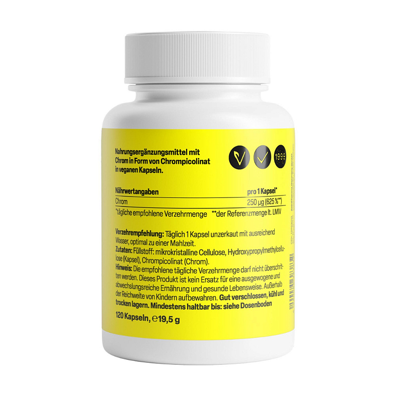 ZeinPharma Chrom 250 мкг, капсулы, 120 шт