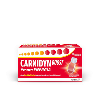 Carnidyn Boost, флаконы, 10 шт