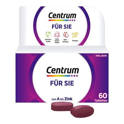 Centrum Für Sie, витаминный комплекс, для женщин, таблетки, 60 шт