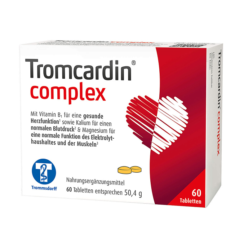 Tromcardin complex, поддержка сердца, таблетки, 60 шт