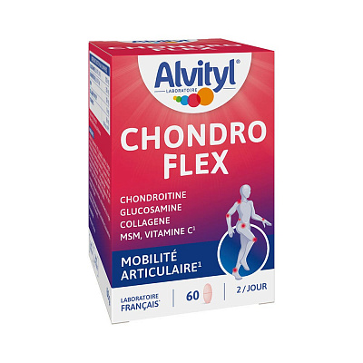 Alvityl Chondroflex, комплекс витаминов для суставов, таблетки, 60 шт