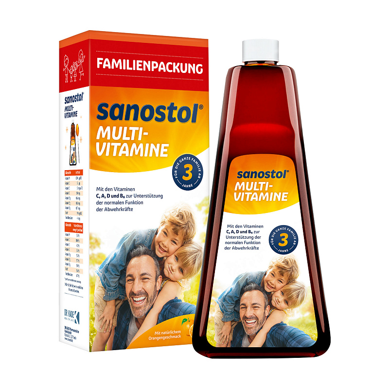 Sanostol Multi-Vitamine, от 3-х лет, сироп, 780 мл