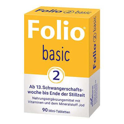 Folio 2 basic, таблетки, 90 шт