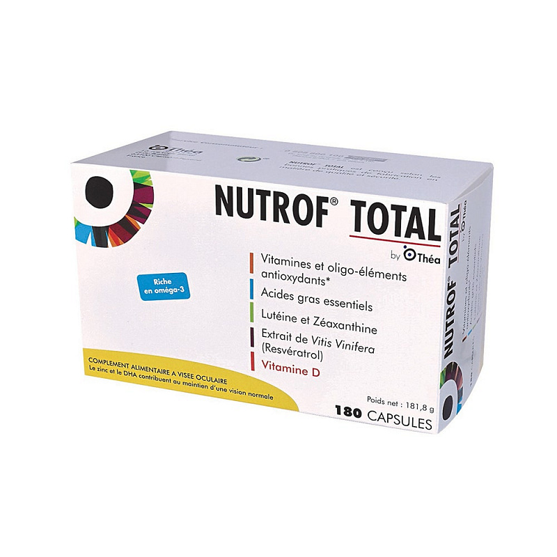 Thea Nutrof Total, поддержка зрения, капсулы, 180 шт