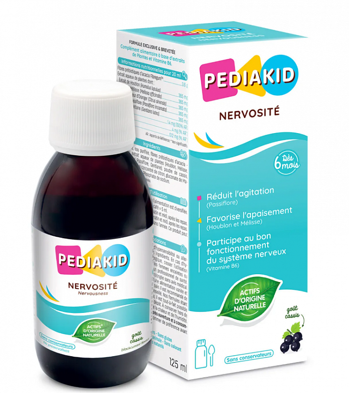 PEDIAKID, поддержка детской нервной системы, сироп, 125 мл