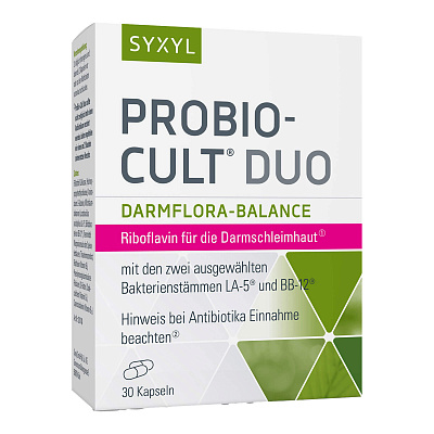 Probio-Cult Duo, пробиотики, капсулы, 30 шт